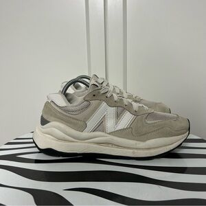 New Balance 57/40 Cream and White Athletic Shoes